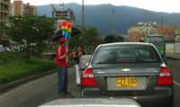 Roadside salespeople Roadside salespeople