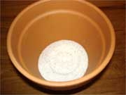 Clay in pot Clay in pot