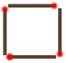 1 square matchstick