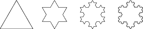 Variation of Koch curve